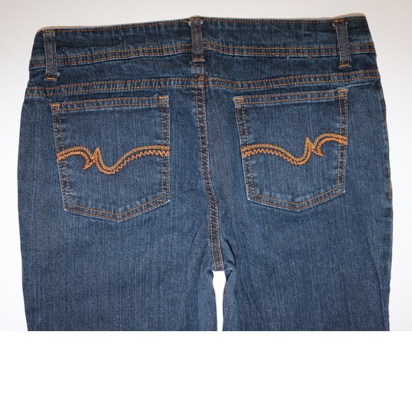 SO Wear It Declare It Dark Wash BLUE JEANS - Size 9 Short - Waist 30x29 Inseam - Picture 8 of 9